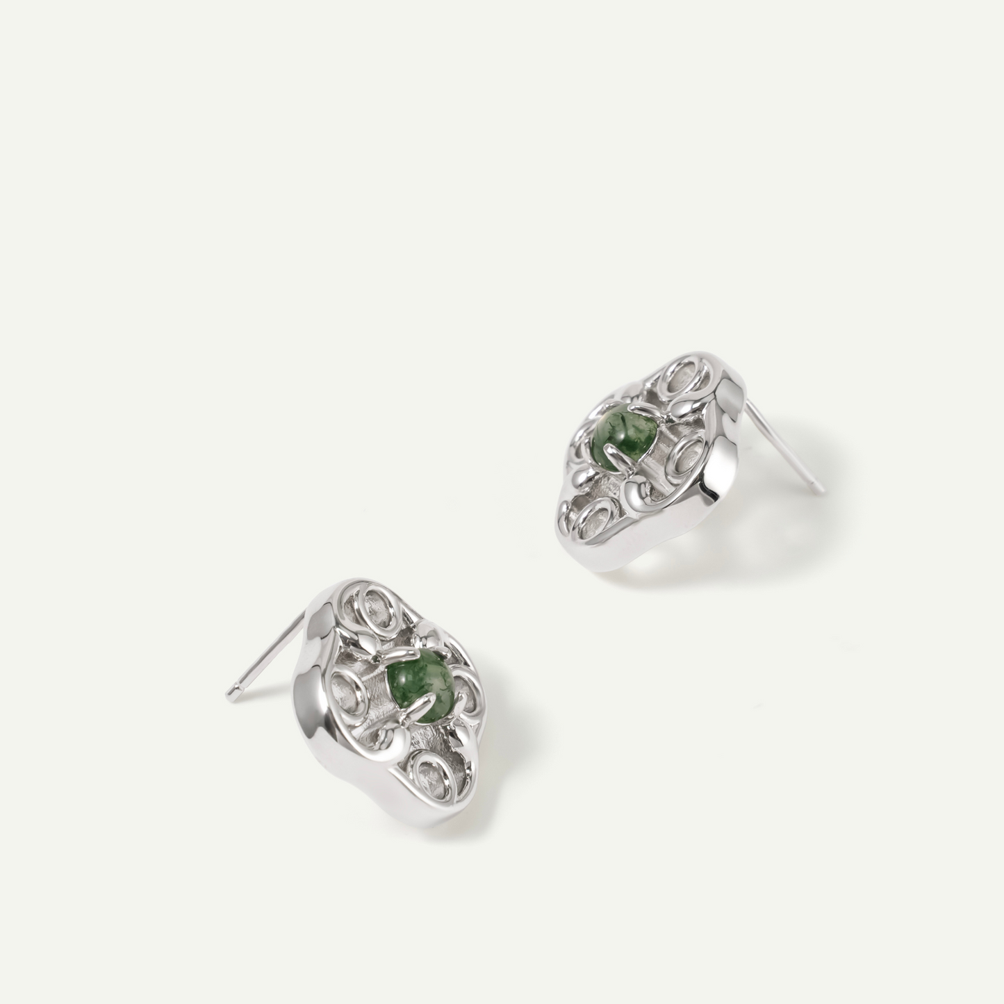 Green Ghost Earrings
