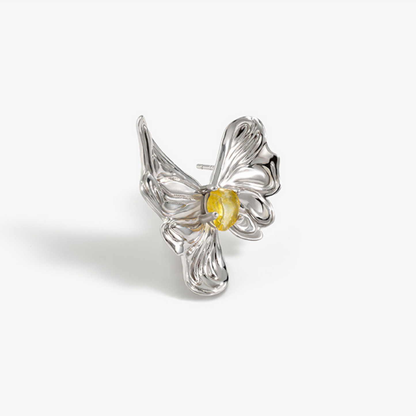 Citrine Butterfly Earrings