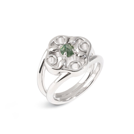 Green Specter Double Layer Ring
