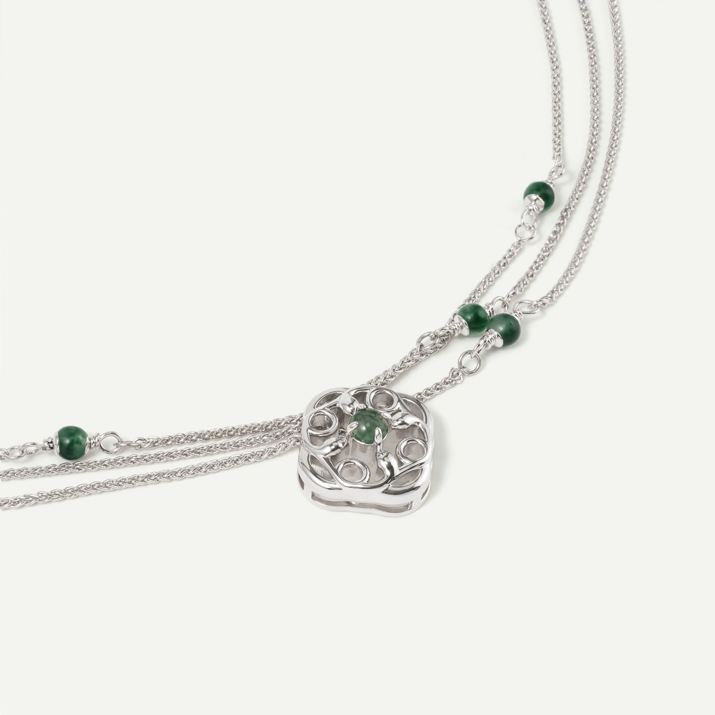 Green Specter Full Star Necklace