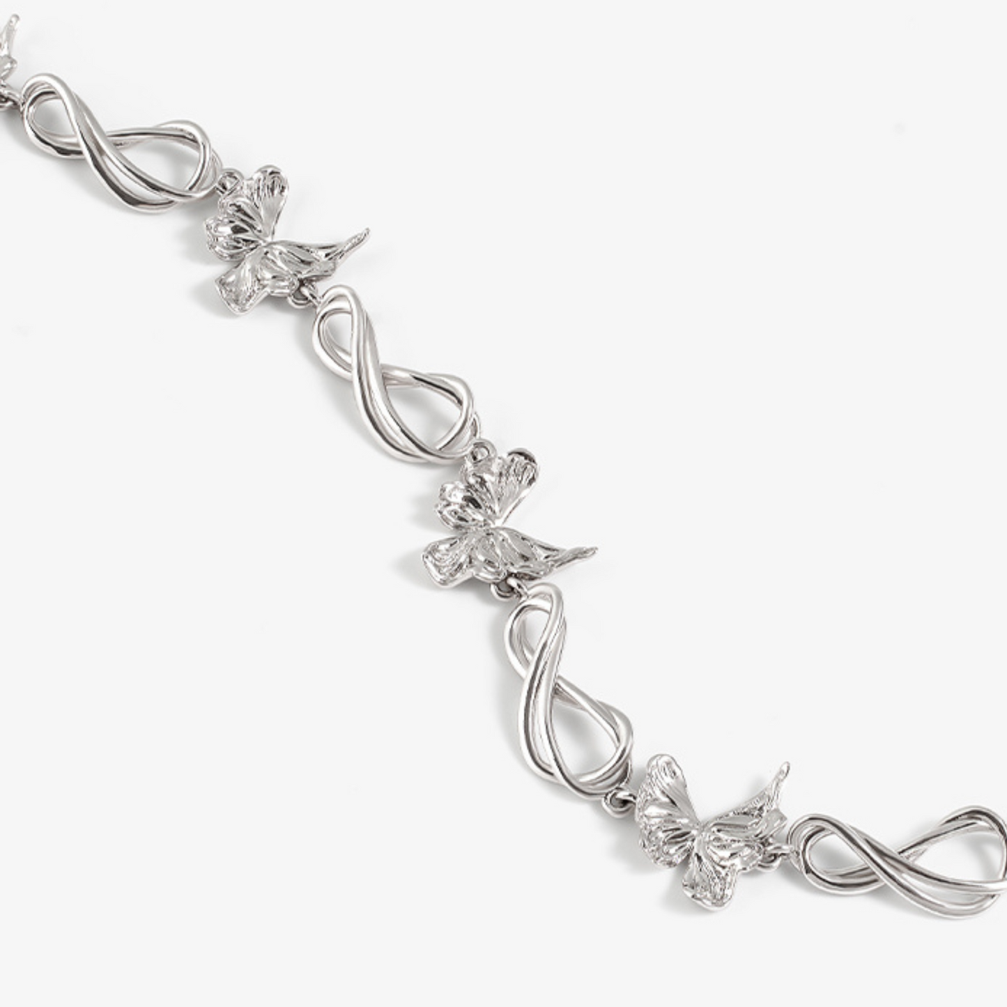 Silver Butterfly Chain