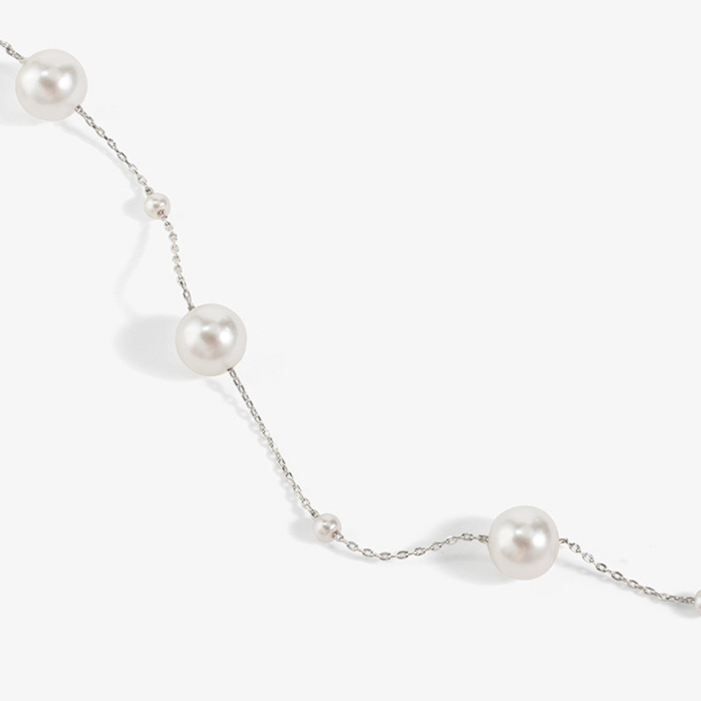 Butterfly Pendant Full Star Pearl Necklace