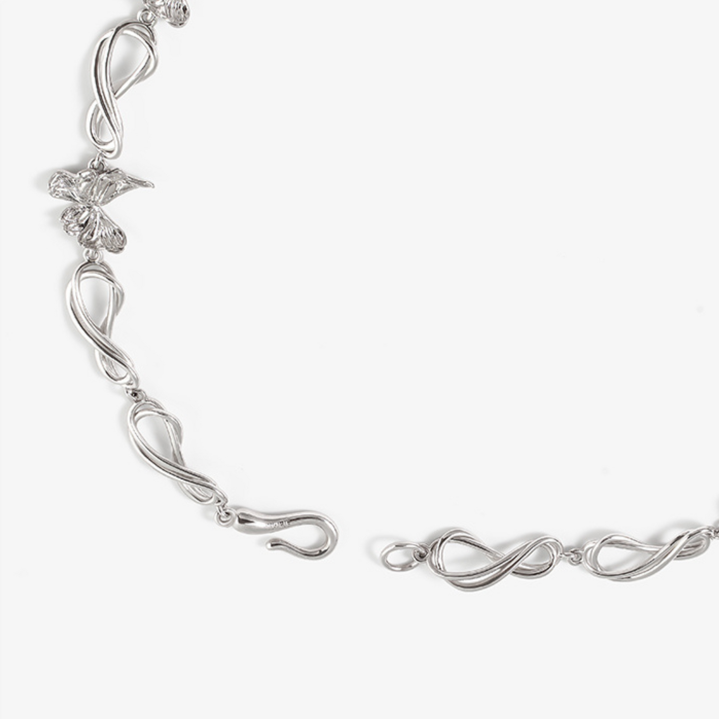 Silver Butterfly Chain