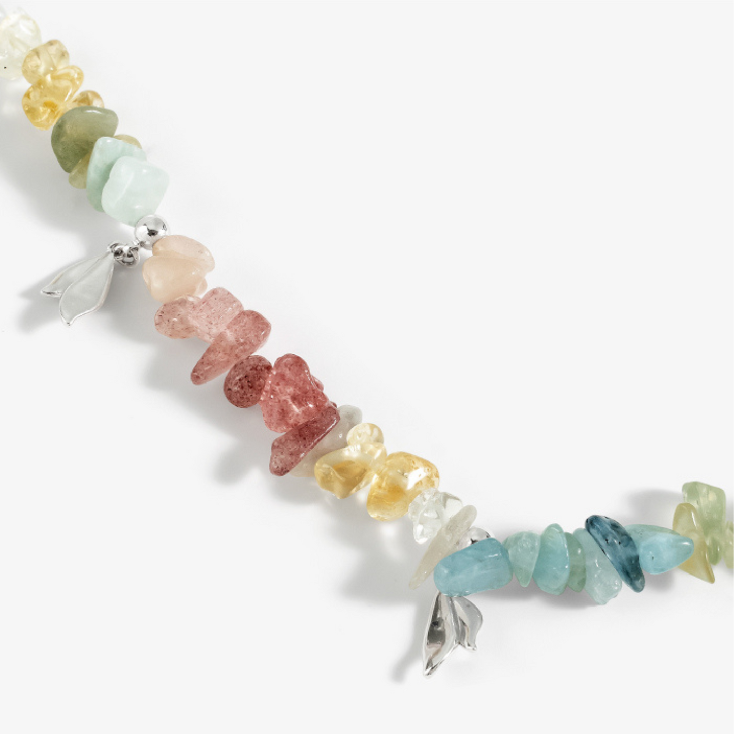 Colorful Crystal Butterfly Necklace