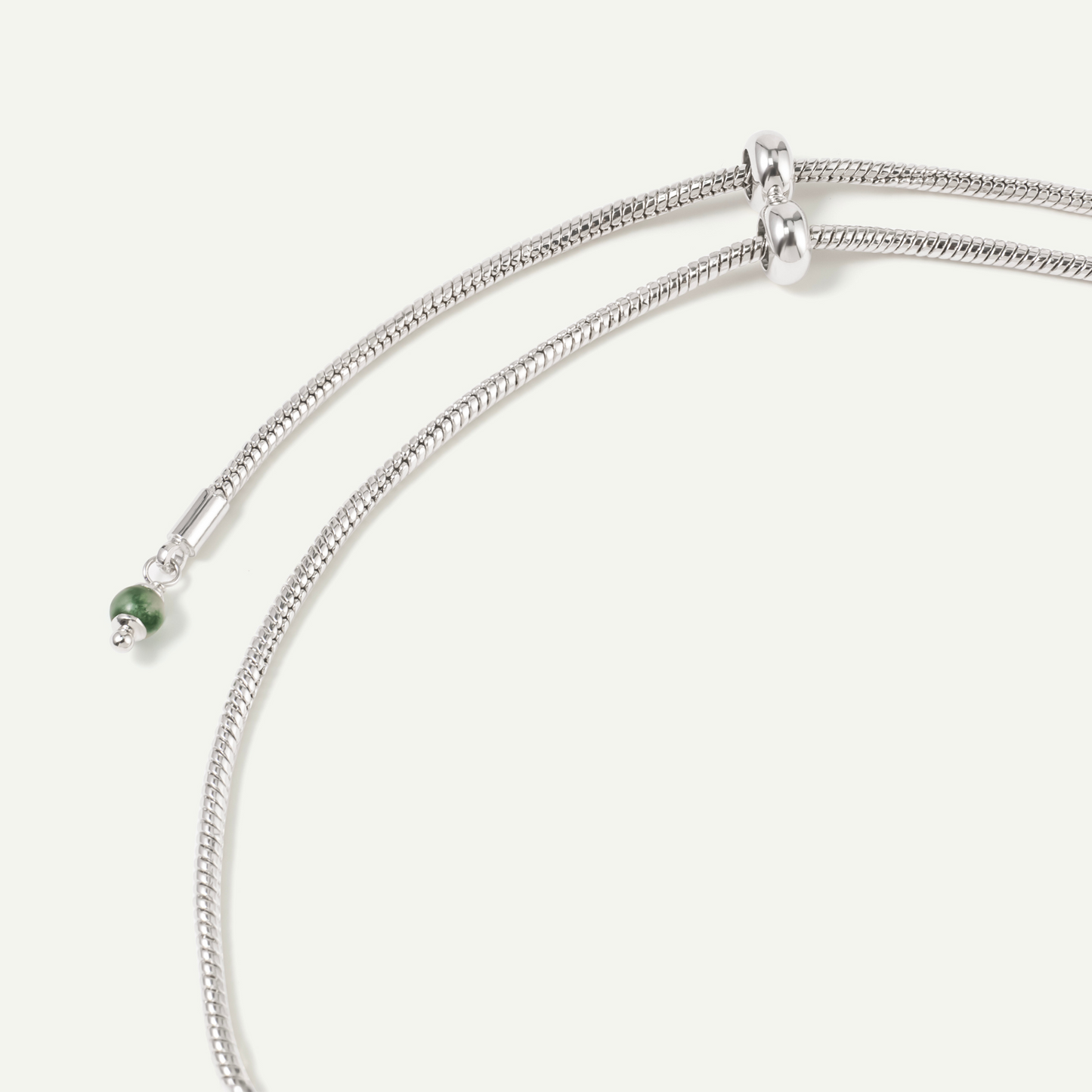 Pull-out Green Ghost Snake Bone Chain