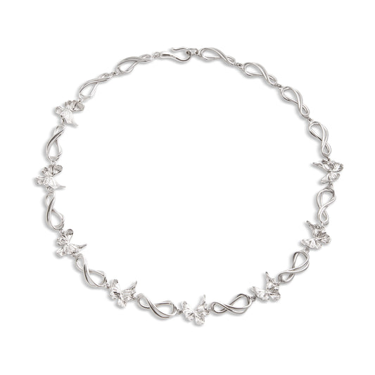 Silver Butterfly Chain