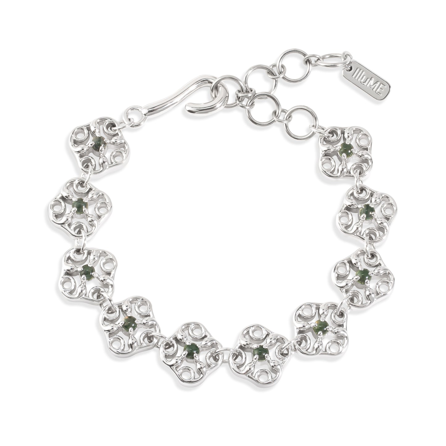Green Specter Ten Flowers Bracelet