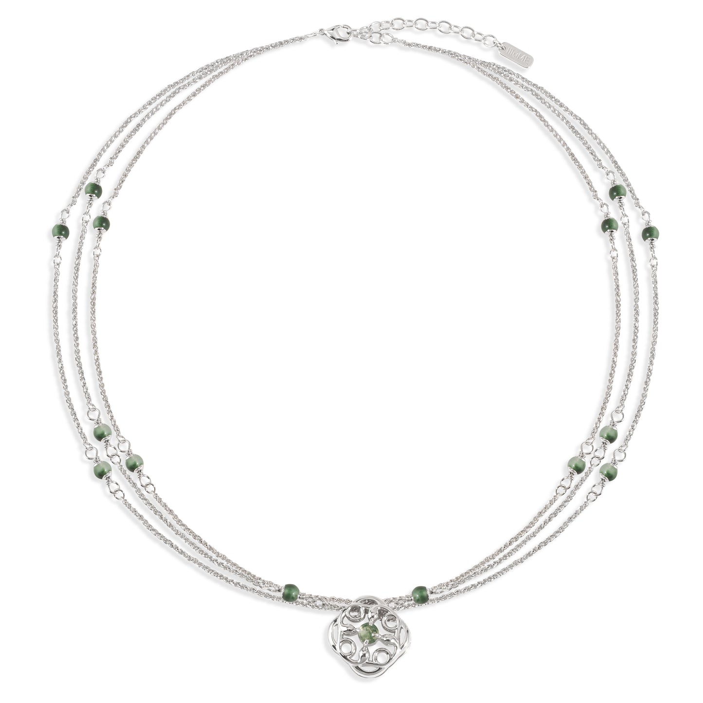 Green Specter Full Star Necklace